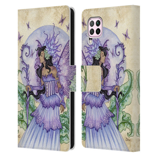 Amy Brown Elemental Fairies Spring Fairy Leather Book Wallet Case Cover For Huawei Nova 6 SE / P40 Lite