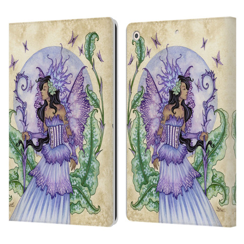 Amy Brown Elemental Fairies Spring Fairy Leather Book Wallet Case Cover For Apple iPad 10.2 2019/2020/2021