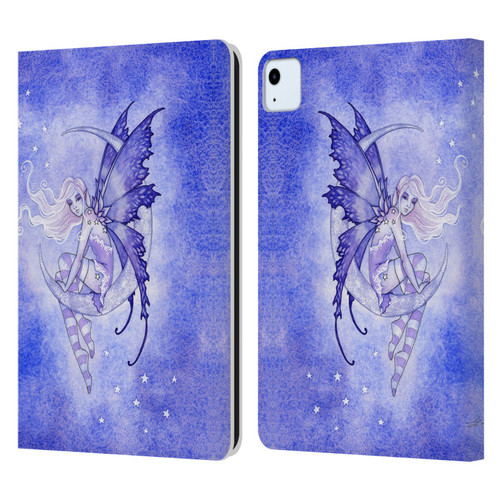 Amy Brown Elemental Fairies Moon Fairy Leather Book Wallet Case Cover For Apple iPad Air 11 2020/2022/2024