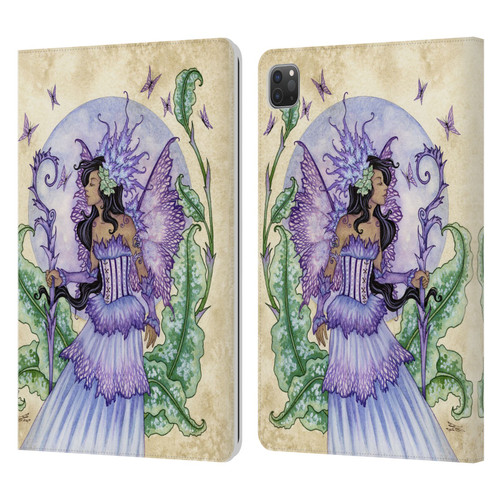 Amy Brown Elemental Fairies Spring Fairy Leather Book Wallet Case Cover For Apple iPad Pro 11 2020 / 2021 / 2022