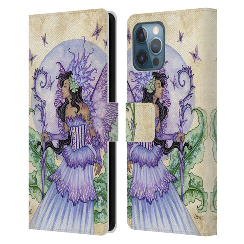 Amy Brown Elemental Fairies Spring Fairy Leather Book Wallet Case Cover For Apple iPhone 12 Pro Max