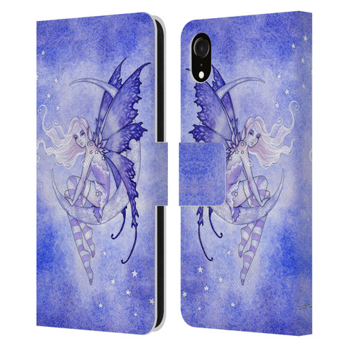 Amy Brown Elemental Fairies Moon Fairy Leather Book Wallet Case Cover For Apple iPhone XR