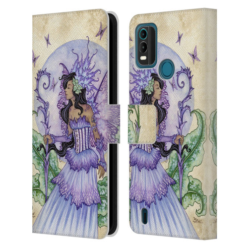 Amy Brown Elemental Fairies Spring Fairy Leather Book Wallet Case Cover For Nokia G11 Plus