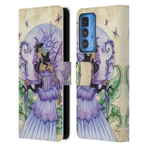 Amy Brown Elemental Fairies Spring Fairy Leather Book Wallet Case Cover For Motorola Edge 20 Pro