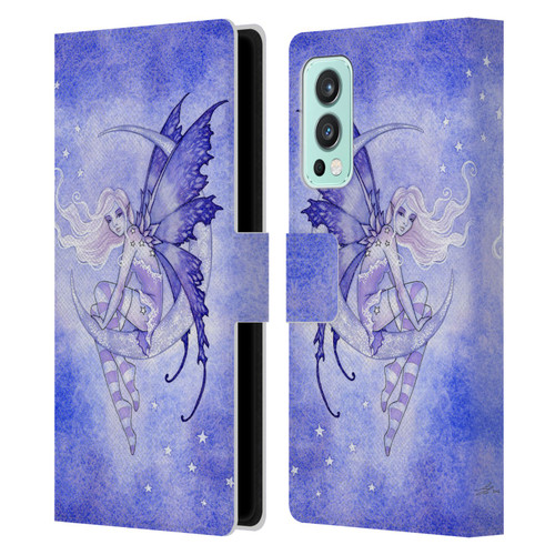 Amy Brown Elemental Fairies Moon Fairy Leather Book Wallet Case Cover For OnePlus Nord 2 5G