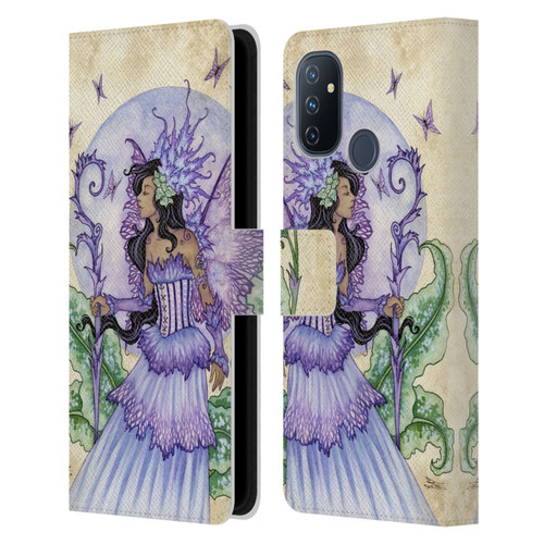 Amy Brown Elemental Fairies Spring Fairy Leather Book Wallet Case Cover For OnePlus Nord N100