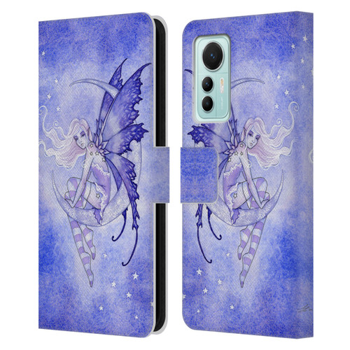 Amy Brown Elemental Fairies Moon Fairy Leather Book Wallet Case Cover For Xiaomi 12 Lite