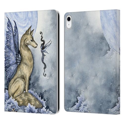 Amy Brown Folklore Wolf Moon Leather Book Wallet Case Cover For Apple iPad 10.9 (2022)