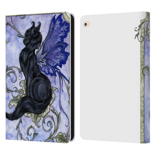 Amy Brown Folklore Fairy Cat Leather Book Wallet Case Cover For Apple iPad Air 2 (2014)