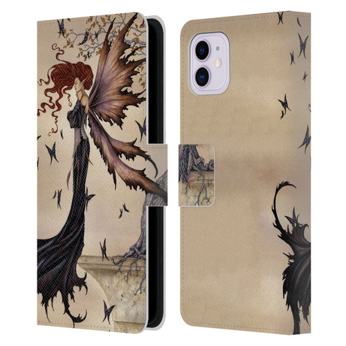 Amy Brown Folklore Mystique Leather Book Wallet Case Cover For Apple iPhone 11