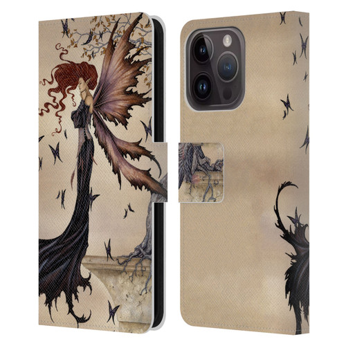 Amy Brown Folklore Mystique Leather Book Wallet Case Cover For Apple iPhone 15 Pro