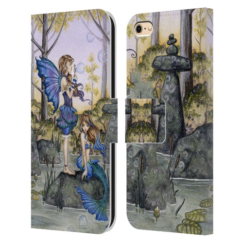 Amy Brown Folklore Cousins Leather Book Wallet Case Cover For Apple iPhone 6 / iPhone 6s