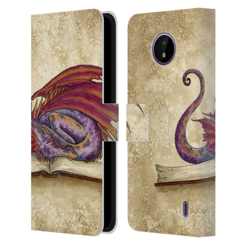 Amy Brown Folklore Bookworm 2 Leather Book Wallet Case Cover For Nokia C10 / C20