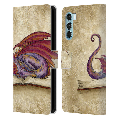 Amy Brown Folklore Bookworm 2 Leather Book Wallet Case Cover For Motorola Edge S30 / Moto G200 5G