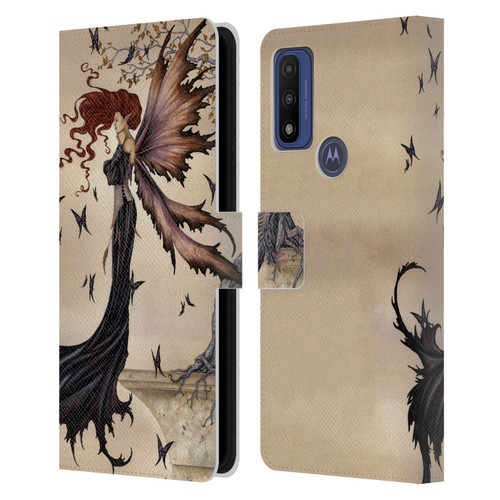 Amy Brown Folklore Mystique Leather Book Wallet Case Cover For Motorola G Pure