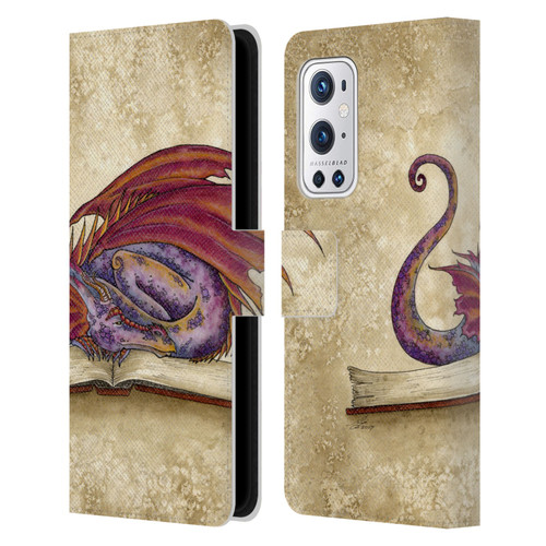 Amy Brown Folklore Bookworm 2 Leather Book Wallet Case Cover For OnePlus 9 Pro