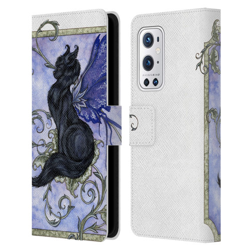 Amy Brown Folklore Fairy Cat Leather Book Wallet Case Cover For OnePlus 9 Pro