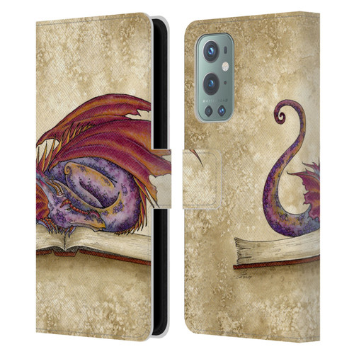 Amy Brown Folklore Bookworm 2 Leather Book Wallet Case Cover For OnePlus 9