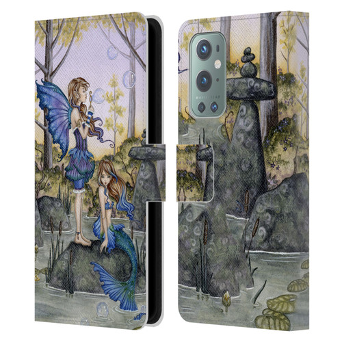 Amy Brown Folklore Cousins Leather Book Wallet Case Cover For OnePlus 9