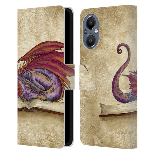 Amy Brown Folklore Bookworm 2 Leather Book Wallet Case Cover For OnePlus Nord N20 5G