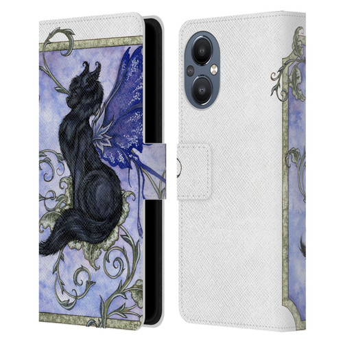 Amy Brown Folklore Fairy Cat Leather Book Wallet Case Cover For OnePlus Nord N20 5G