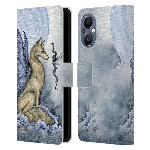 Amy Brown Folklore Wolf Moon Leather Book Wallet Case Cover For OnePlus Nord N20 5G