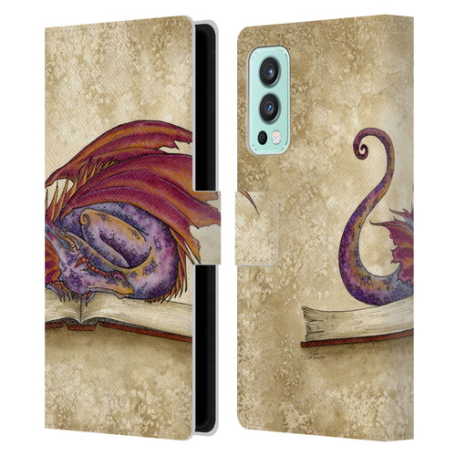 Amy Brown Folklore Bookworm 2 Leather Book Wallet Case Cover For OnePlus Nord 2 5G