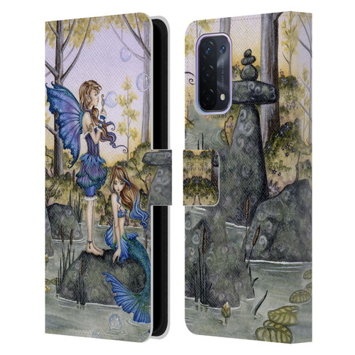 Amy Brown Folklore Cousins Leather Book Wallet Case Cover For OPPO A54 5G