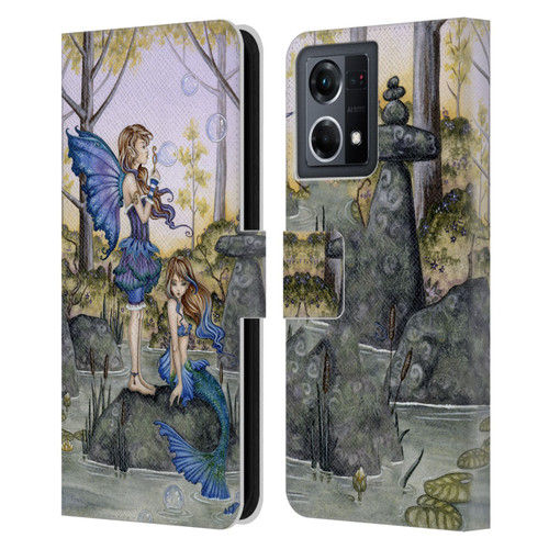 Amy Brown Folklore Cousins Leather Book Wallet Case Cover For OPPO Reno8 4G