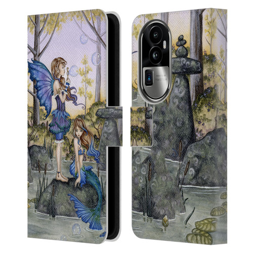 Amy Brown Folklore Cousins Leather Book Wallet Case Cover For OPPO Reno10 Pro+