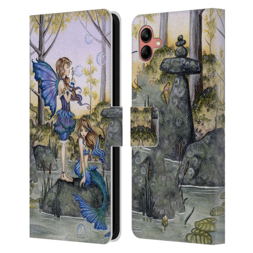 Amy Brown Folklore Cousins Leather Book Wallet Case Cover For Samsung Galaxy A04 (2022)