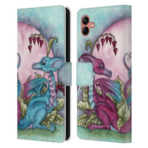 Amy Brown Folklore Love Dragons Leather Book Wallet Case Cover For Samsung Galaxy A04 (2022)