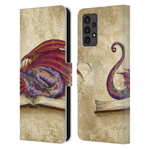 Amy Brown Folklore Bookworm 2 Leather Book Wallet Case Cover For Samsung Galaxy A13 (2022)