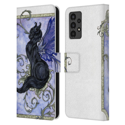 Amy Brown Folklore Fairy Cat Leather Book Wallet Case Cover For Samsung Galaxy A13 (2022)