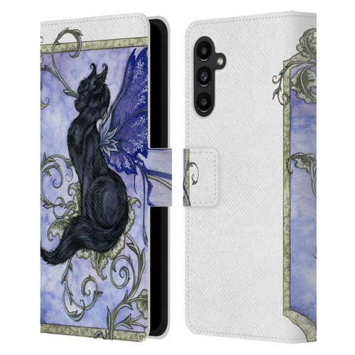 Amy Brown Folklore Fairy Cat Leather Book Wallet Case Cover For Samsung Galaxy A13 5G (2021)