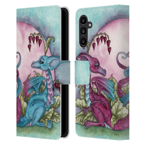 Amy Brown Folklore Love Dragons Leather Book Wallet Case Cover For Samsung Galaxy A13 5G (2021)