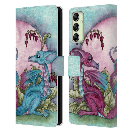 Amy Brown Folklore Love Dragons Leather Book Wallet Case Cover For Samsung Galaxy A14 5G