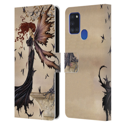 Amy Brown Folklore Mystique Leather Book Wallet Case Cover For Samsung Galaxy A21s (2020)