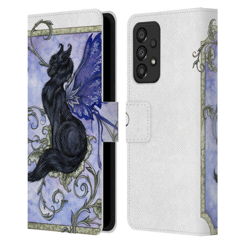 Amy Brown Folklore Fairy Cat Leather Book Wallet Case Cover For Samsung Galaxy A33 5G (2022)