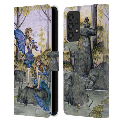 Amy Brown Folklore Cousins Leather Book Wallet Case Cover For Samsung Galaxy A33 5G (2022)