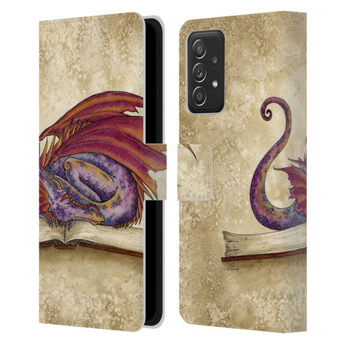 Amy Brown Folklore Bookworm 2 Leather Book Wallet Case Cover For Samsung Galaxy A53 5G (2022)