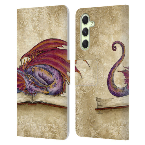 Amy Brown Folklore Bookworm 2 Leather Book Wallet Case Cover For Samsung Galaxy A54 5G