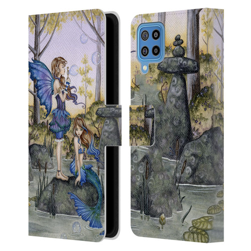 Amy Brown Folklore Cousins Leather Book Wallet Case Cover For Samsung Galaxy F22 (2021)