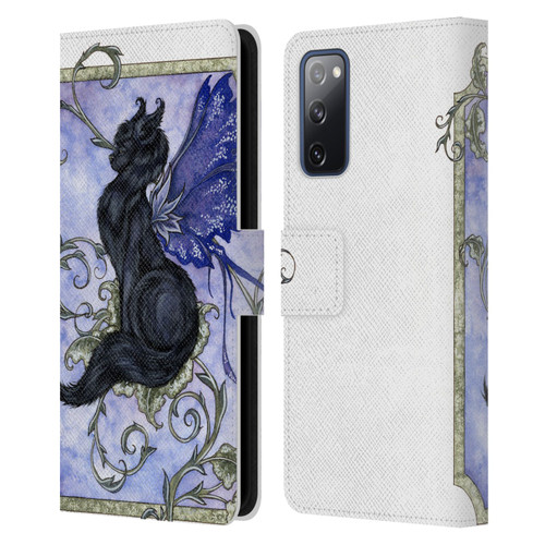 Amy Brown Folklore Fairy Cat Leather Book Wallet Case Cover For Samsung Galaxy S20 FE / 5G