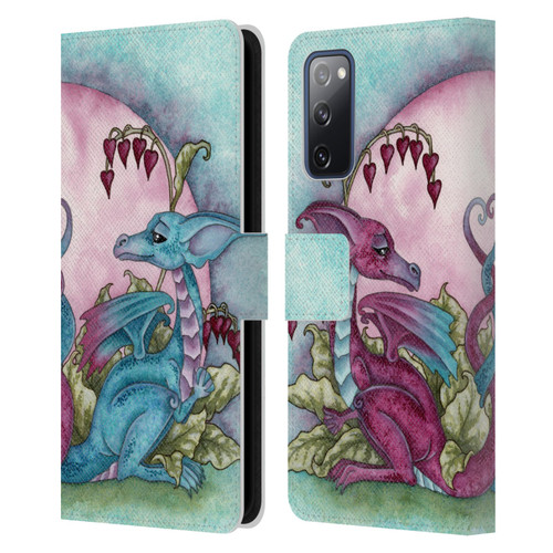 Amy Brown Folklore Love Dragons Leather Book Wallet Case Cover For Samsung Galaxy S20 FE / 5G