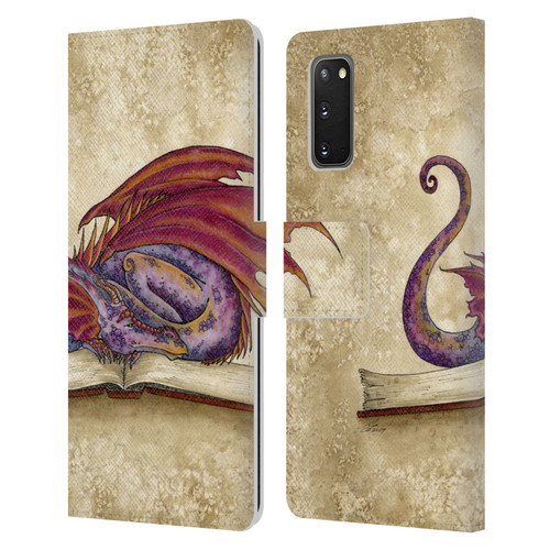 Amy Brown Folklore Bookworm 2 Leather Book Wallet Case Cover For Samsung Galaxy S20 / S20 5G