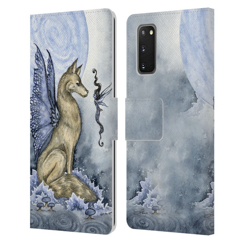 Amy Brown Folklore Wolf Moon Leather Book Wallet Case Cover For Samsung Galaxy S20 / S20 5G