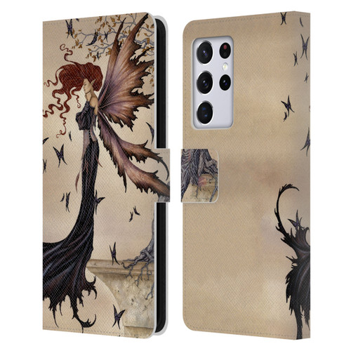 Amy Brown Folklore Mystique Leather Book Wallet Case Cover For Samsung Galaxy S21 Ultra 5G