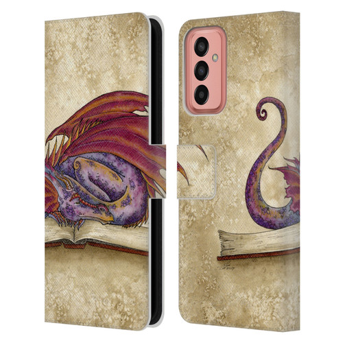 Amy Brown Folklore Bookworm 2 Leather Book Wallet Case Cover For Samsung Galaxy M13 (2022)