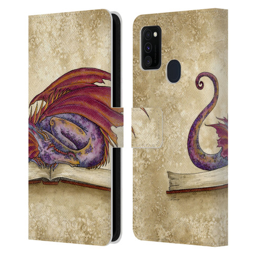 Amy Brown Folklore Bookworm 2 Leather Book Wallet Case Cover For Samsung Galaxy M30s (2019)/M21 (2020)